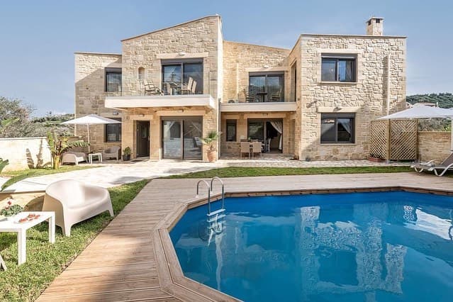 Modern construction project in Crete